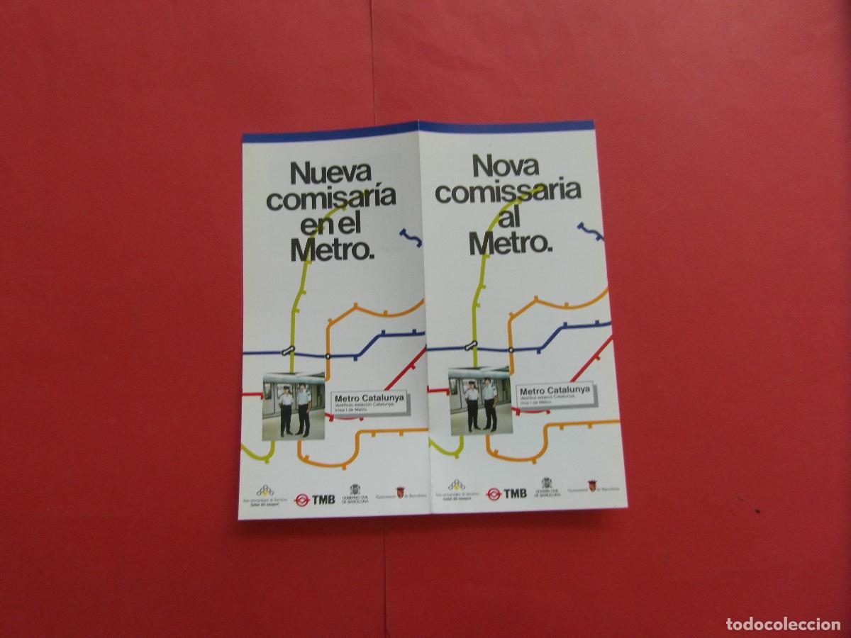 Coleccionismo billetes de transporte: REF: BCN100 - COL. BARCELONA METRO HISTORIA NOVA COMISARIA POLICIA PLAZA CATALU&Ntilde;A -LEEINT
