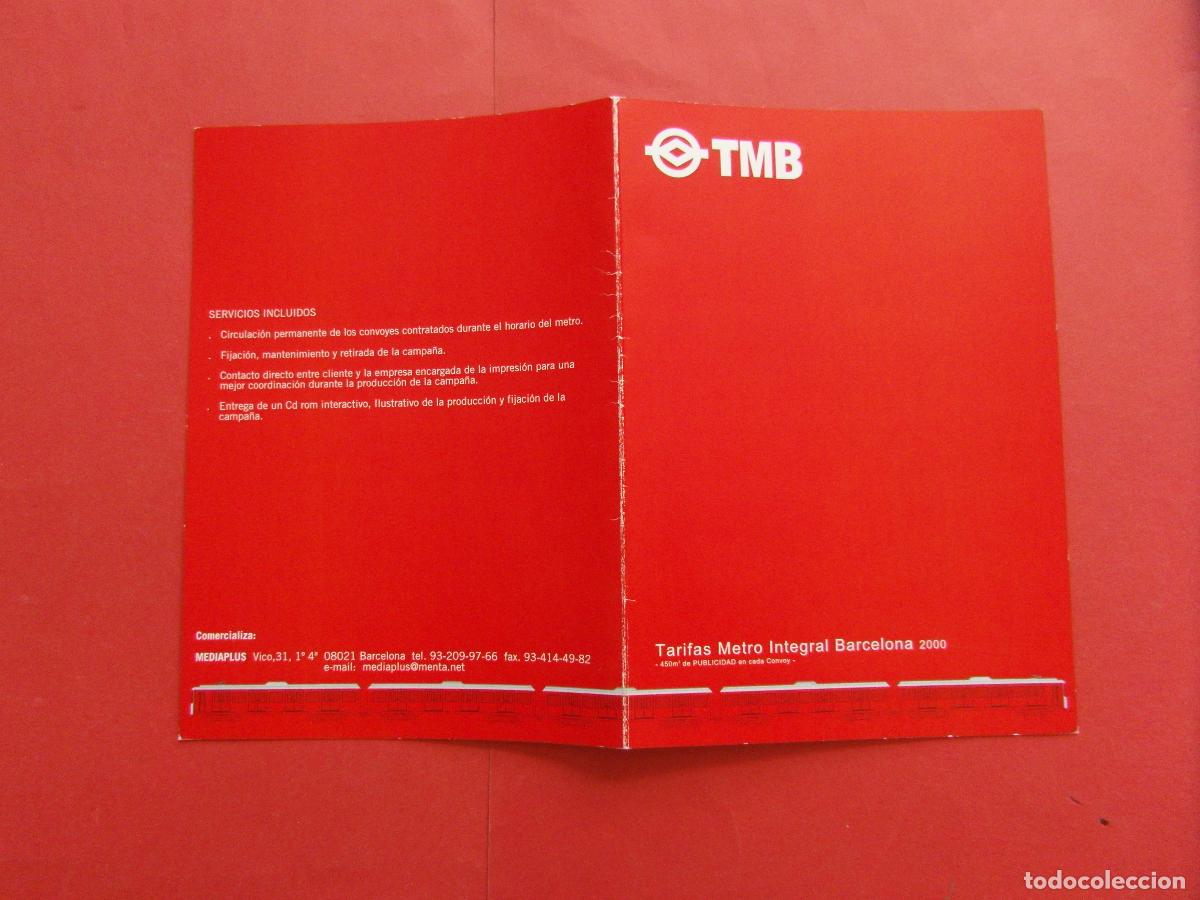 Coleccionismo billetes de transporte: REF: BCN100 - COL. BARCELONA METRO HISTORIA TARIFA PUBLICIDAD INTEGRAL 450 M2 CONVOY -LEEINT