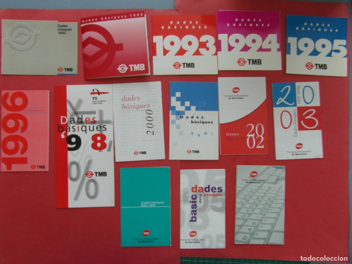 Coleccionismo billetes de transporte: REF: BCN100 - COL. BARCELONA DATOS BASICOS METRO Y AUTOBUS 14 A&Ntilde;OS VER FOTOS UNICO RRR -LEEINT