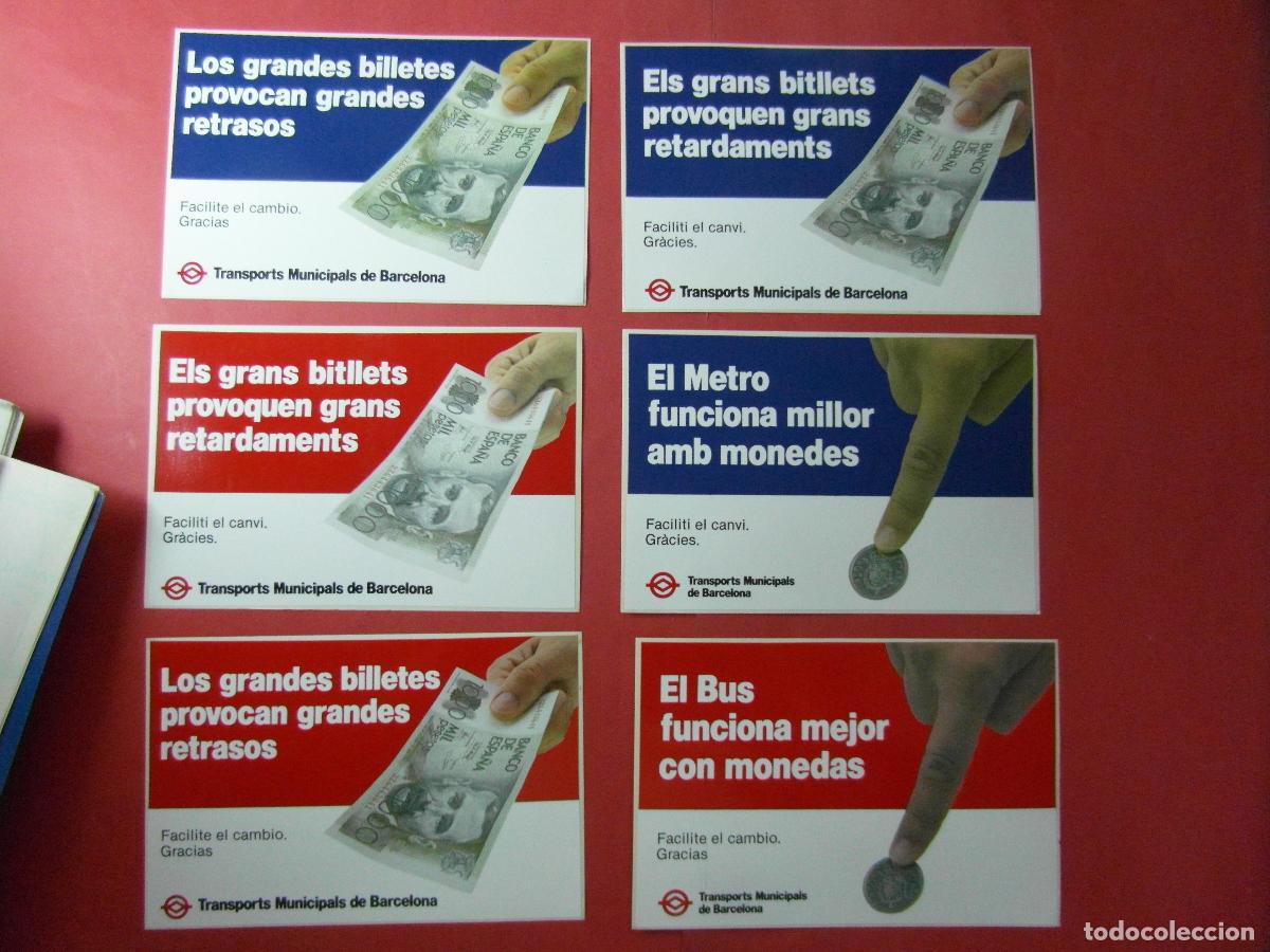 Coleccionismo billetes de transporte: REF: BCN100 - COL. BARCELONA AUTOBUS ADHESIVO VER FOTOS -LEEINT