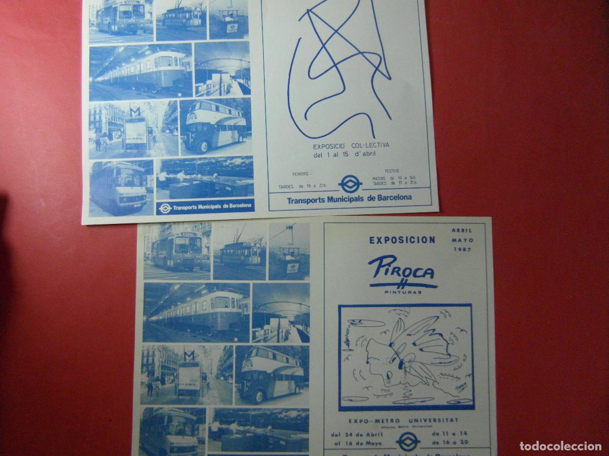 Coleccionismo billetes de transporte: REF: BCN100 - COL. BARCELONA LA PINTURA AL METRO EXPOSICION -LEEINT