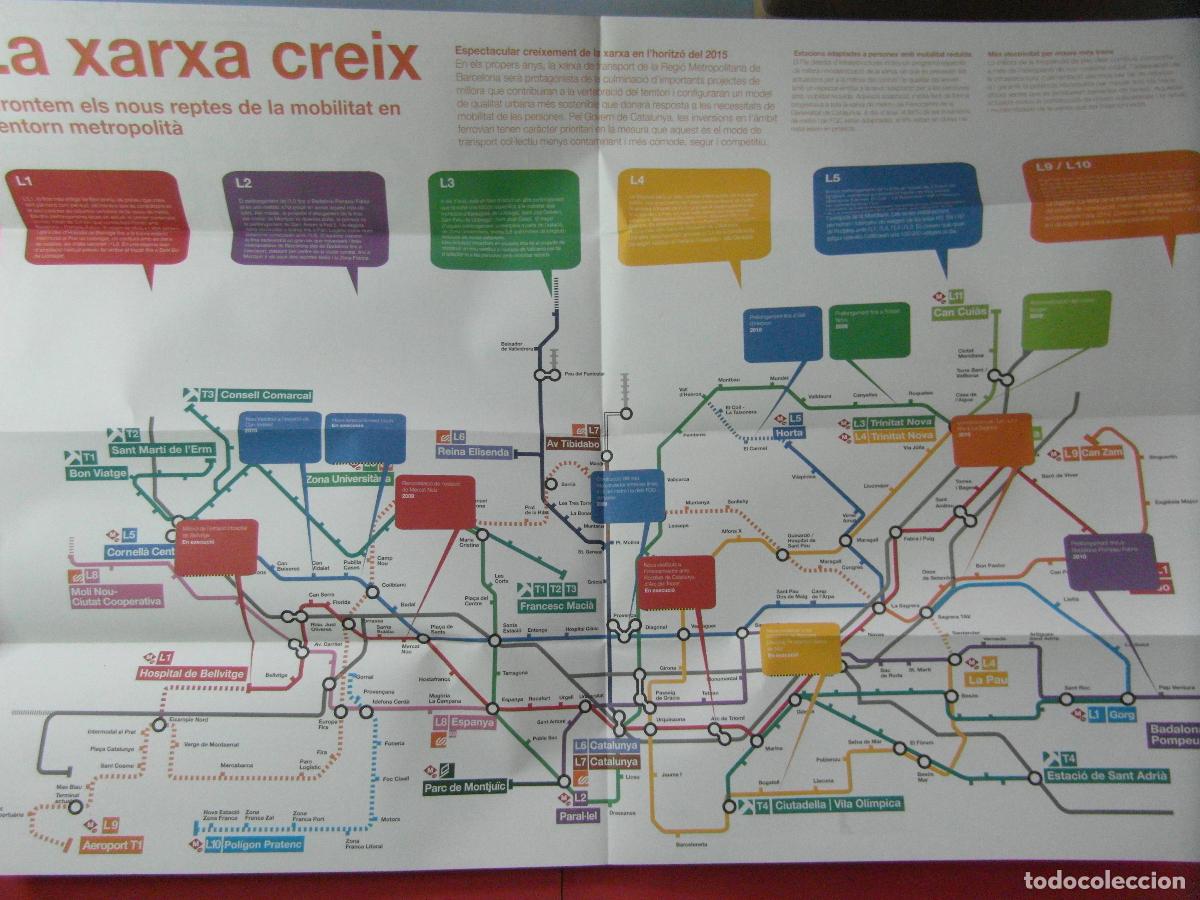 Coleccionismo billetes de transporte: REF: BCN100 - COL. BARCELONA METRO PROLONGACION LINEA 5 HORTA VALL D'HEBRON -LEEINT
