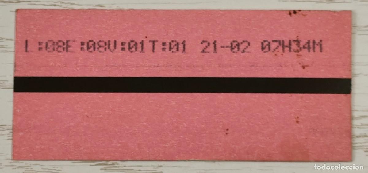 Coleccionismo billetes de transporte: BILLETE USADO DE METRO DE MADRID SUPLEMENTO AEROPUERTO TERMINALES T2 Y T4 (21 febrero 2009)