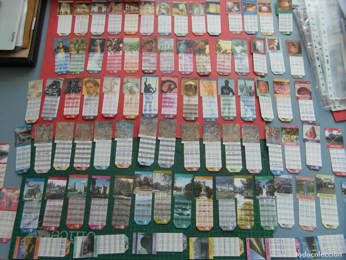 Coleccionismo billetes de transporte: LOTE UNICO ///OJOJO**** UNICO 83 TARJETAS RESISTIVAS DIFERENTES ZARAGOZA BONOBUS