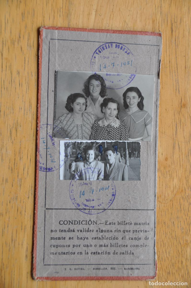 Coleccionismo billetes de transporte: BILLETE KILOM&Eacute;TRICO FECHADO EN 1951