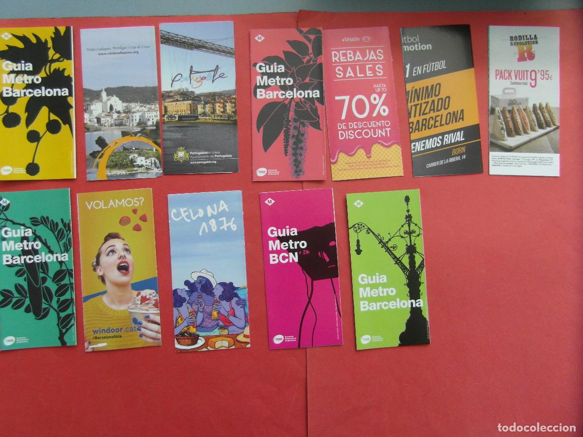 Coleccionismo billetes de transporte: REF: BCN100 12 PLANO DIFERENTE METRO DE BARCELONA - 03/2019 HASTA 11/2021 - LEERINT