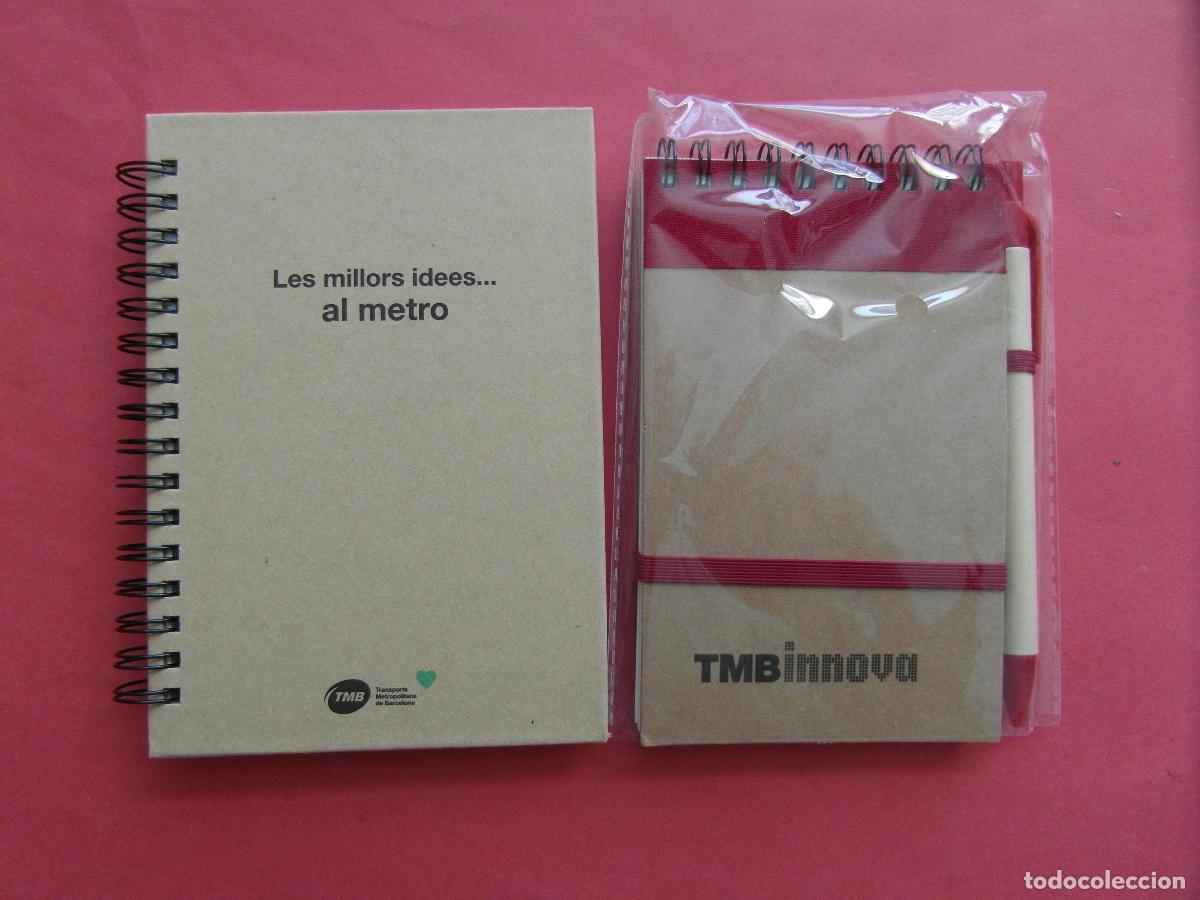 Sammeln von Fahrkarten: REF: MER100 - TEMA TRANSPORTE - 2 LIBRETAS TMB METRO INNOVA UNA CON BOLIGRAFO VER FOTOS - LEERINT