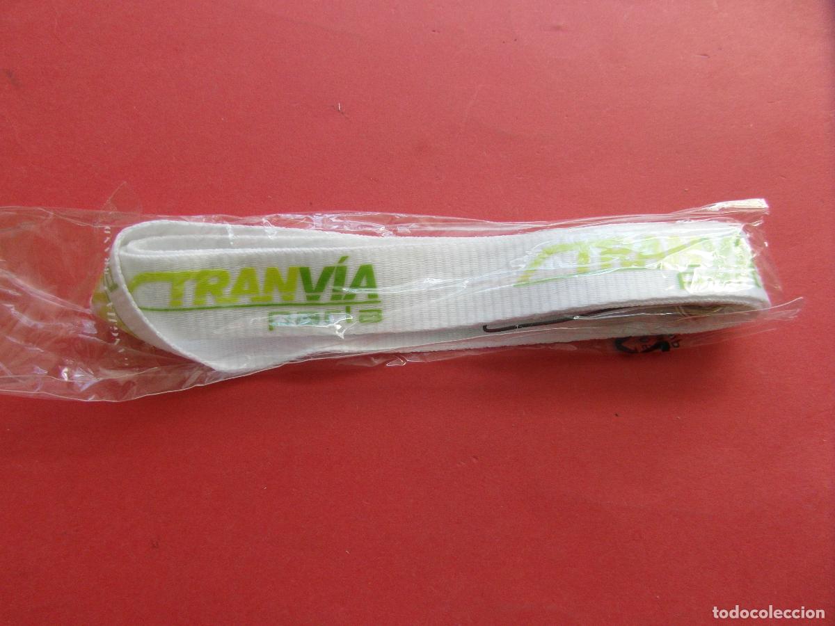 Coleccionismo billetes de transporte: REF: MER100 - TEMA TRANSPORTE - 1 PORTA TARJETAS AL CUELLO TRANVIA DE PARLA MADRID LEEINT