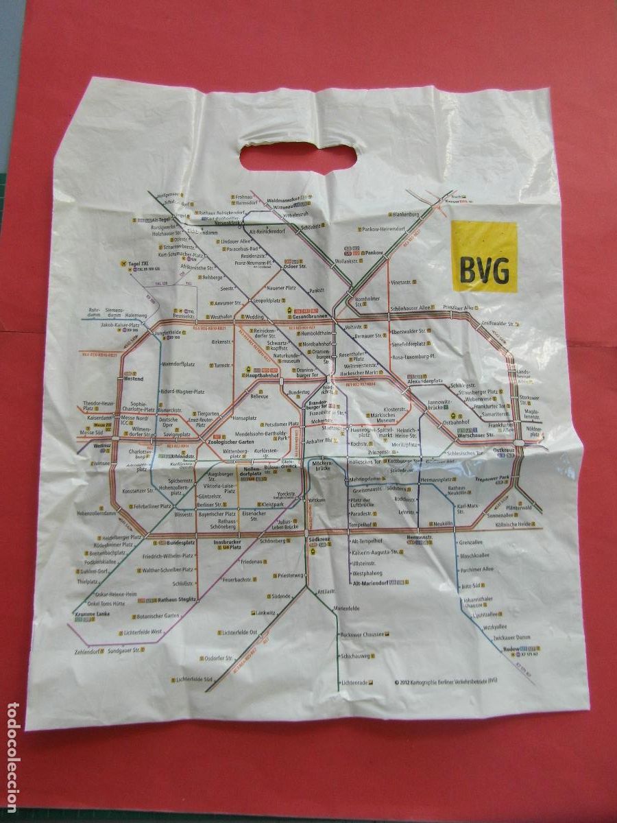 Coleccionismo billetes de transporte: REF: MER100 - TEMA TRANSPORTE 1 BOLSA PLASTICO BVG BERLIN - LEEINT