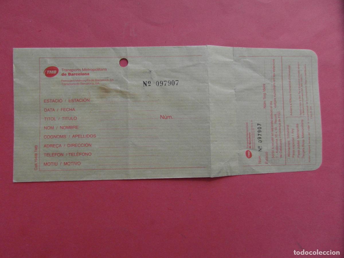Coleccionismo billetes de transporte: REF: BCN100 COL. TRANSPORTE 1 SOBRE PARA TARJETAS RECOGIDAS DE BARCELONA- LEERINT