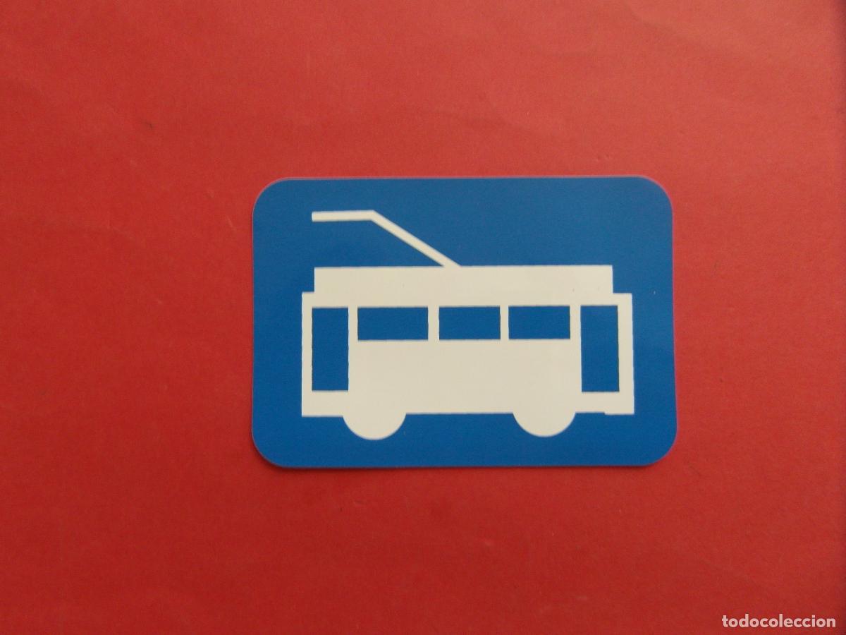 Collectionnisme Billets de transport: REF: BCN100 COL. TRANSPORTE 1 ADHESIVO TRANVIA BLAU AZUL TIBIDABO BARCELONA LEEIN
