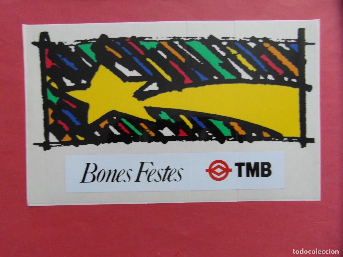 Collectionnisme Billets de transport: REF: BCN100 COL. TRANSPORTE 1 ADHESIVO BONES FESTES NAVIDAD TMB BARCELONA LEEIN