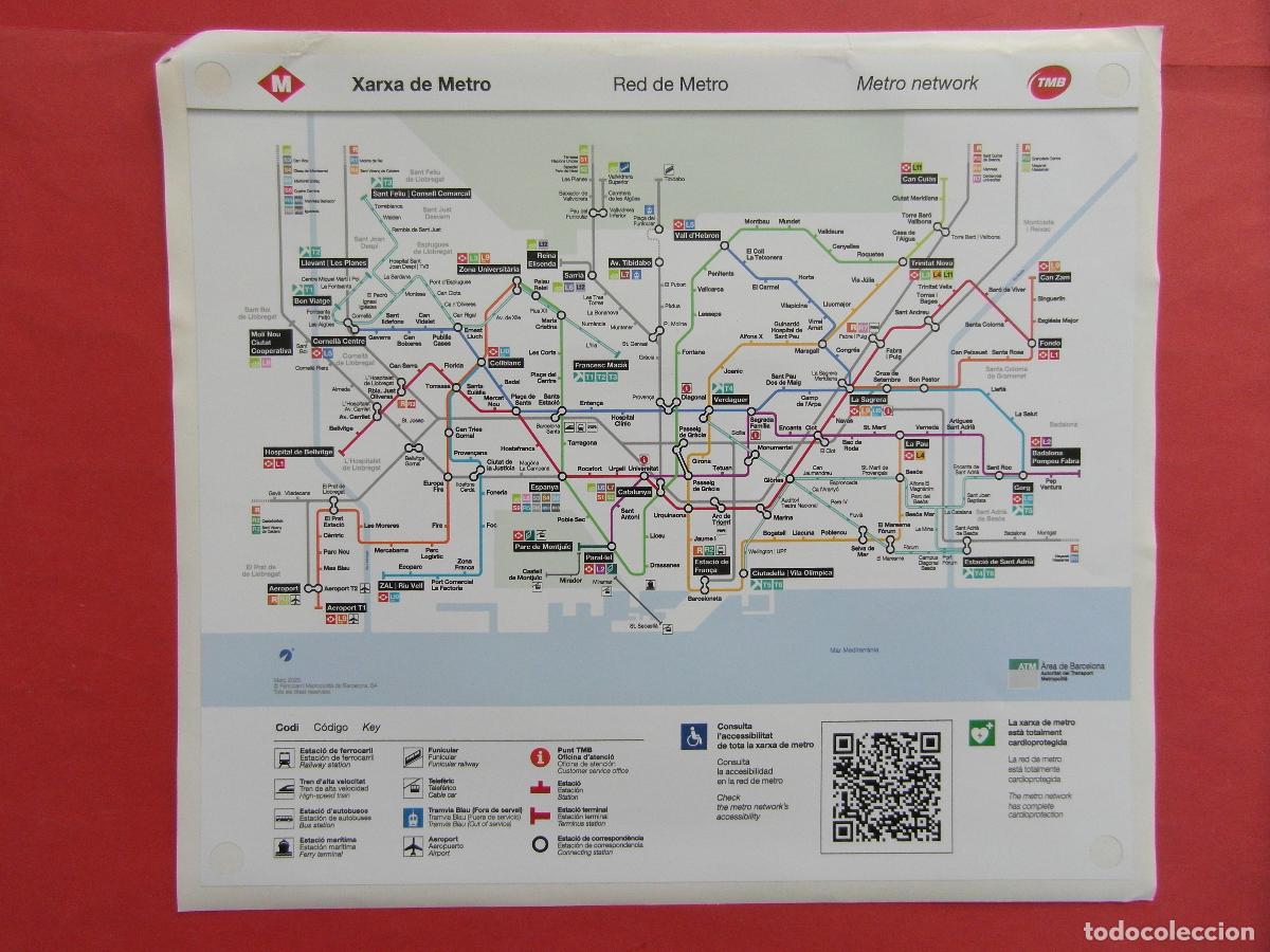 Coleccionismo billetes de transporte: REF: BCN100 COL. TRANSPORTE 1 ADHESIVO RED METRO BARCELONA MARZO 2025 LEEIN