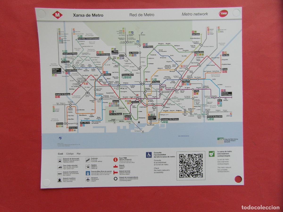Coleccionismo billetes de transporte: REF: BCN100 COL. TRANSPORTE 1 EN CARTON DURO RED METRO BARCELONA MARZO 2025 LEEIN