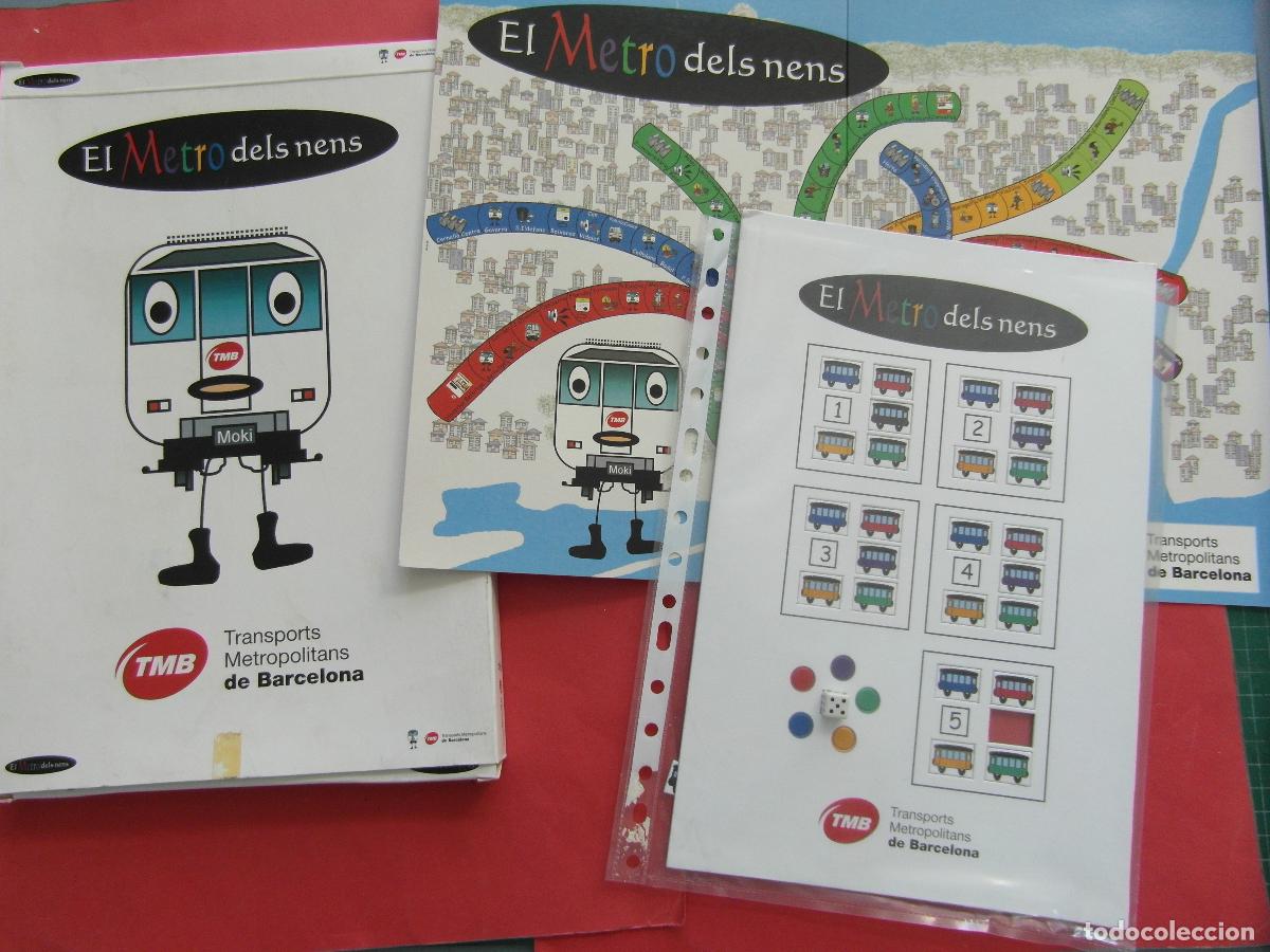 Coleccionismo billetes de transporte: METRO DE BARCELONA JUEGO EL METRO DELS NENS - VER FOTOS