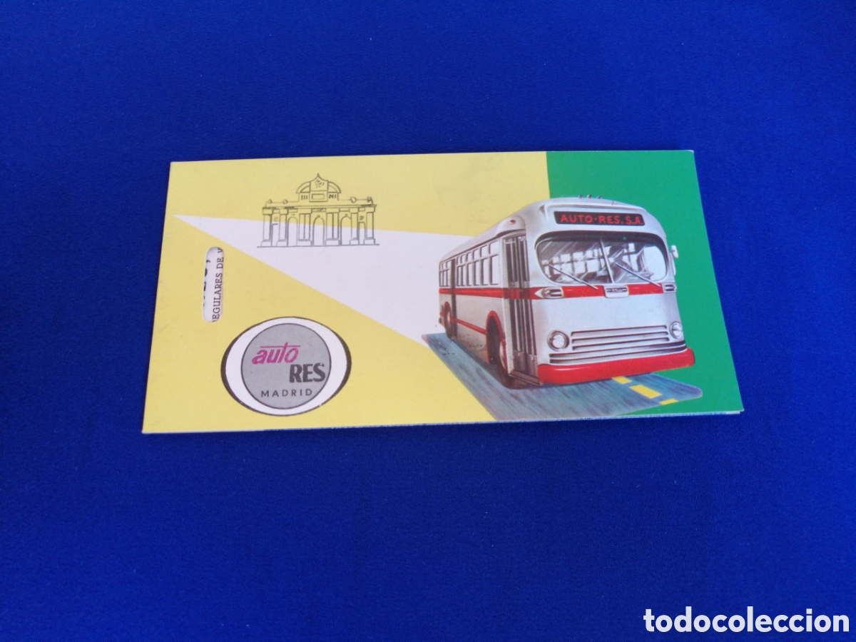 Coleccionismo billetes de transporte: AUTO RES MADRID BILLETE TRANSPORTE A&Ntilde;O 1973