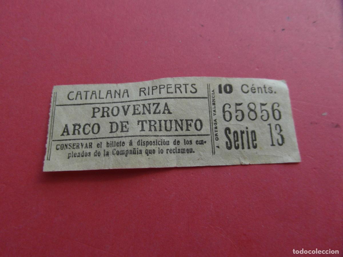 Coleccionismo billetes de transporte: BILLETE CATALANA RIPPERTS BARCELONA - CAPICUA 65856 VER FOTO TRAYECTOS