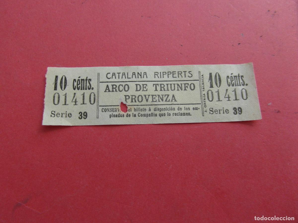 Coleccionismo billetes de transporte: BILLETE CATALANA RIPPERTS BARCELONA OJO Largo - CAPICUA 01410 VER FOTO TRAYECTOS