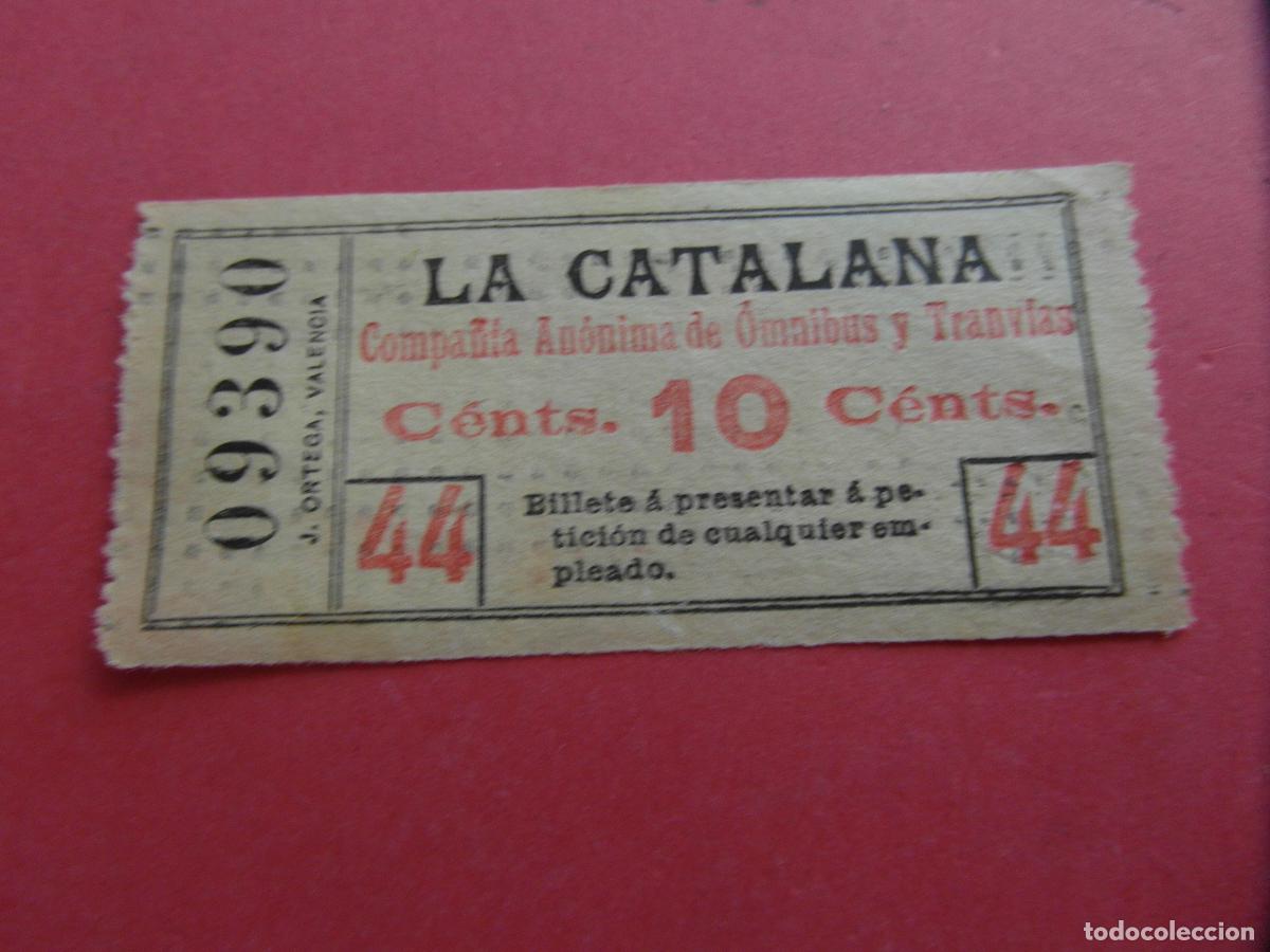 Coleccionismo billetes de transporte: BILLETE la CATALANA BARCELONA - CAPICUA 09390 VER FOTO TRAYECTOS
