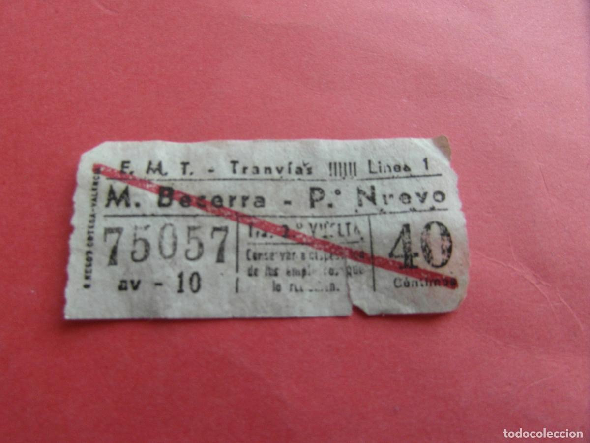 Coleccionismo billetes de transporte: TRMAD_EMT_TRAN - EMPRESA MUNICIPAL DE TRANSPORTE TRANV&Iacute;AS - MADRID 75057 CAPICUA LEEINTER Y TRAY
