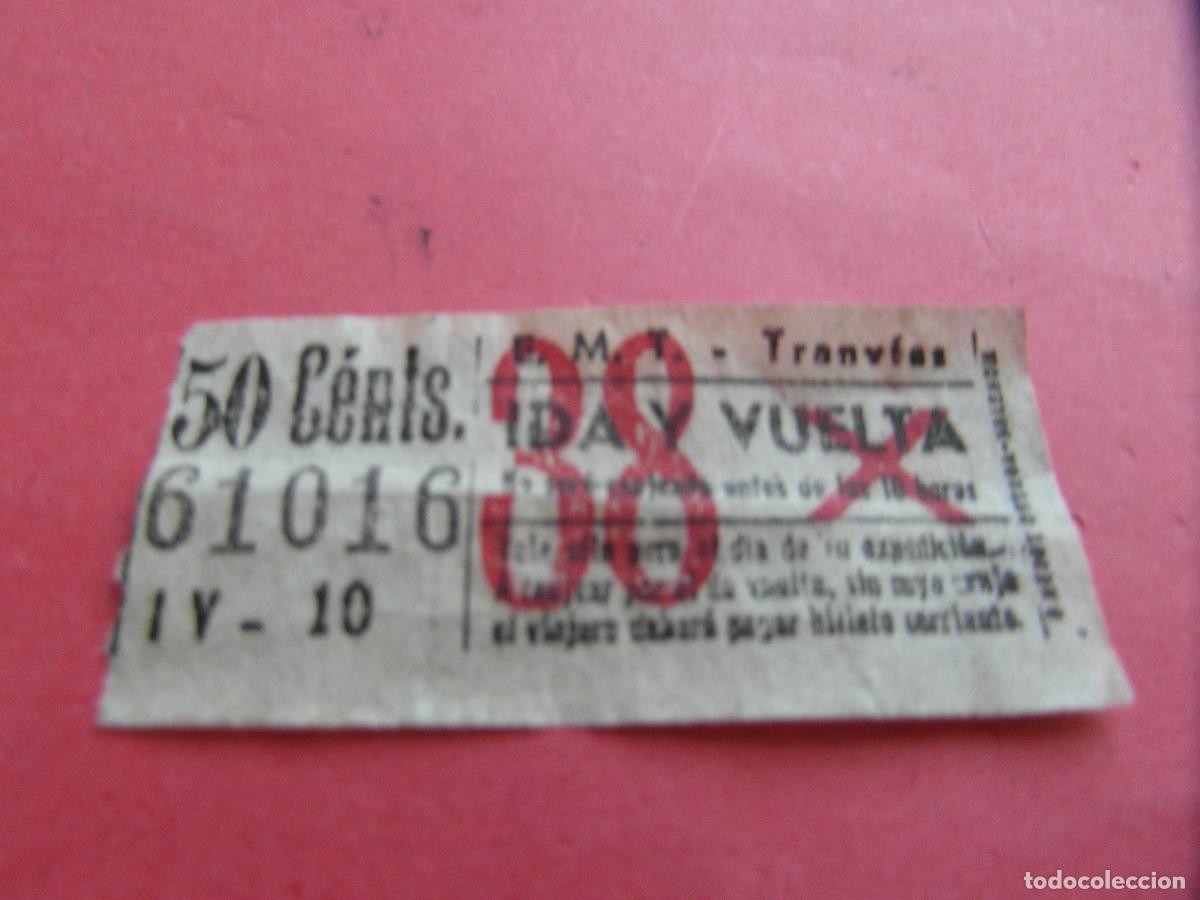 Coleccionismo billetes de transporte: TRMAD_EMT_TRAN - EMPRESA MUNICIPAL DE TRANSPORTE TRANV&Iacute;AS - MADRID 61016 CAPICUA LEEINTER Y TRAY