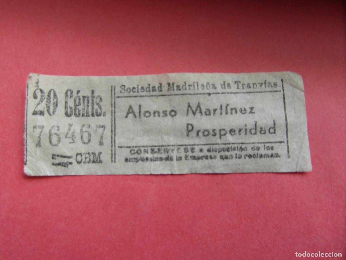 Coleccionismo billetes de transporte: TRMAD_SMT - SOCIEDAD MADRILE&Ntilde;A DE TRANV&Iacute;AS - MADRID 76467 CAPICUA LEEINTER Y TRAY