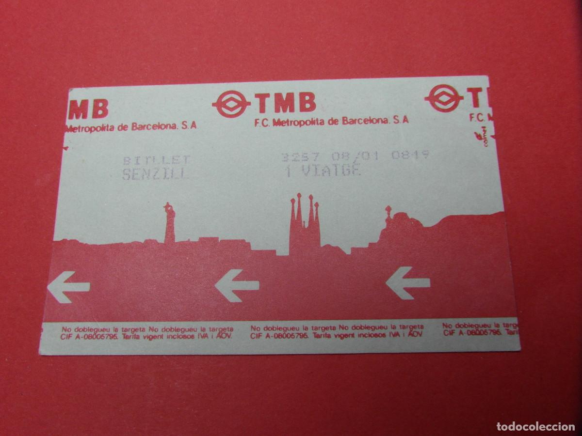 Coleccionismo billetes de transporte: ref: TMAGMETRO - SIN IMPRESOR - 1 TARJETA COLECCI&Oacute;N MAGNETICA METRO BARCELONA - LEER INTERIOR