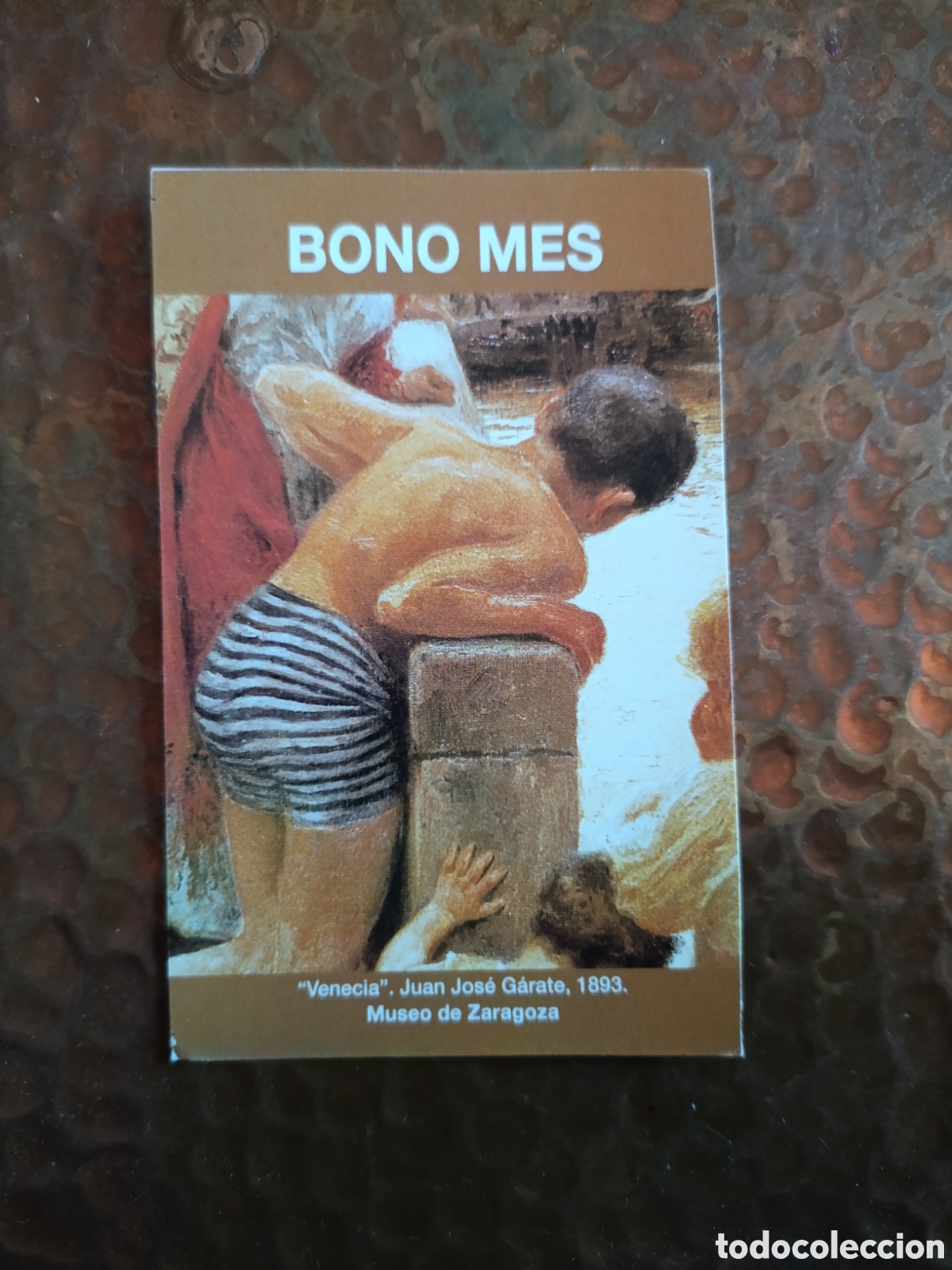 Coleccionismo billetes de transporte: Billete de Transporte bono-mes ZARAGOZA A&Ntilde;OS 90S