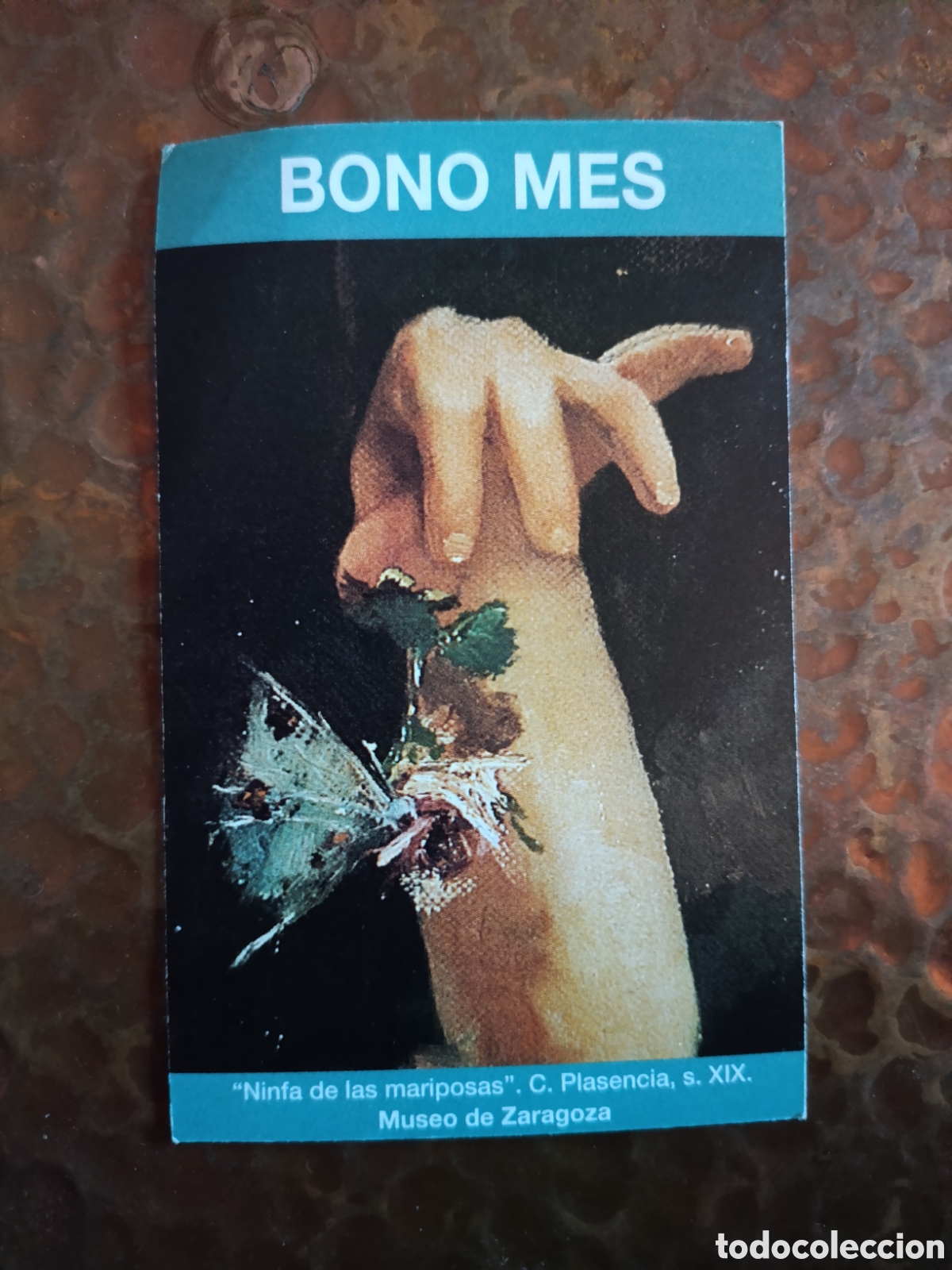 Coleccionismo billetes de transporte: Billete de Transporte bono-mes ZARAGOZA A&Ntilde;OS 90S