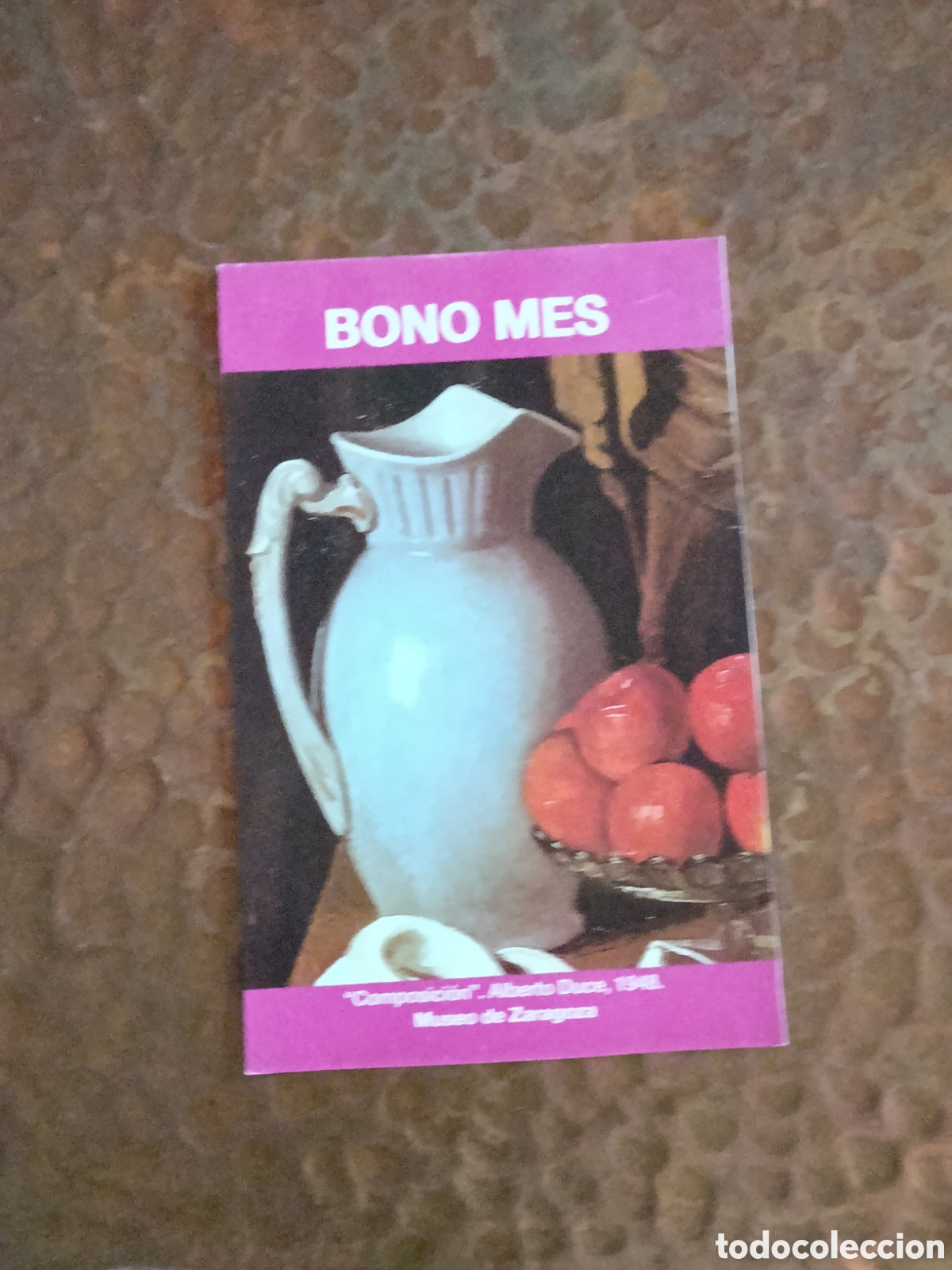 Coleccionismo billetes de transporte: Billete de Transporte bono-mes ZARAGOZA A&Ntilde;OS 90S