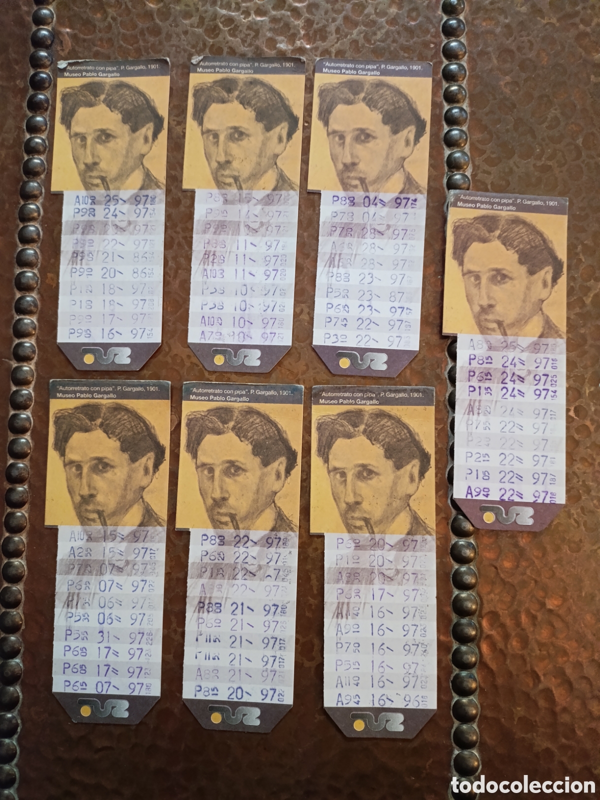 Coleccionismo billetes de transporte: LOTE 7 Billetes de Transporte urbano ZARAGOZA, S.A. A&Ntilde;OS 90S (Museo Pablo Garllado)