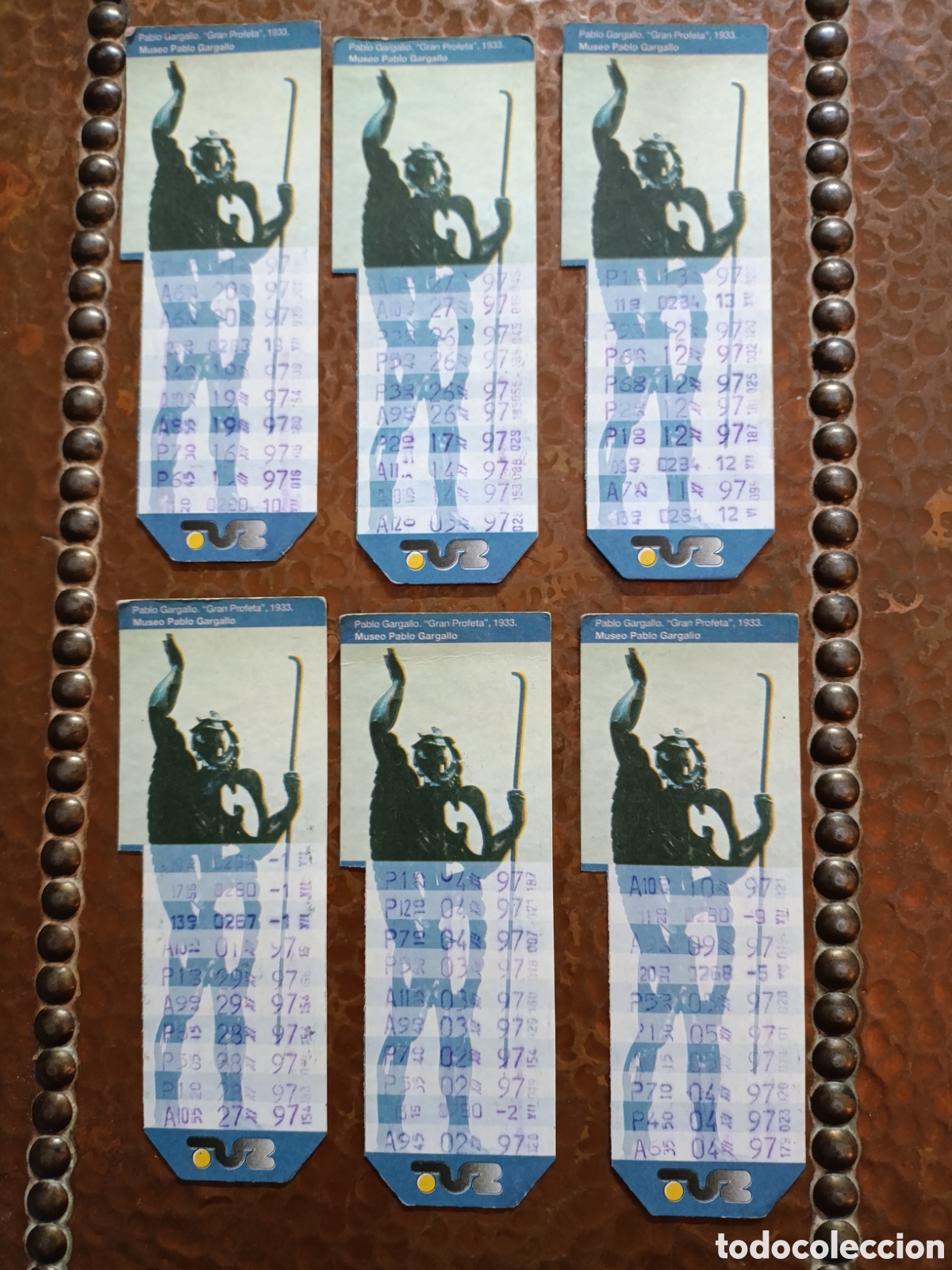 Coleccionismo billetes de transporte: LOTE 6 Billetes de Transporte urbano ZARAGOZA, S.A. A&Ntilde;OS 90S (Museo Pablo Gargalio)