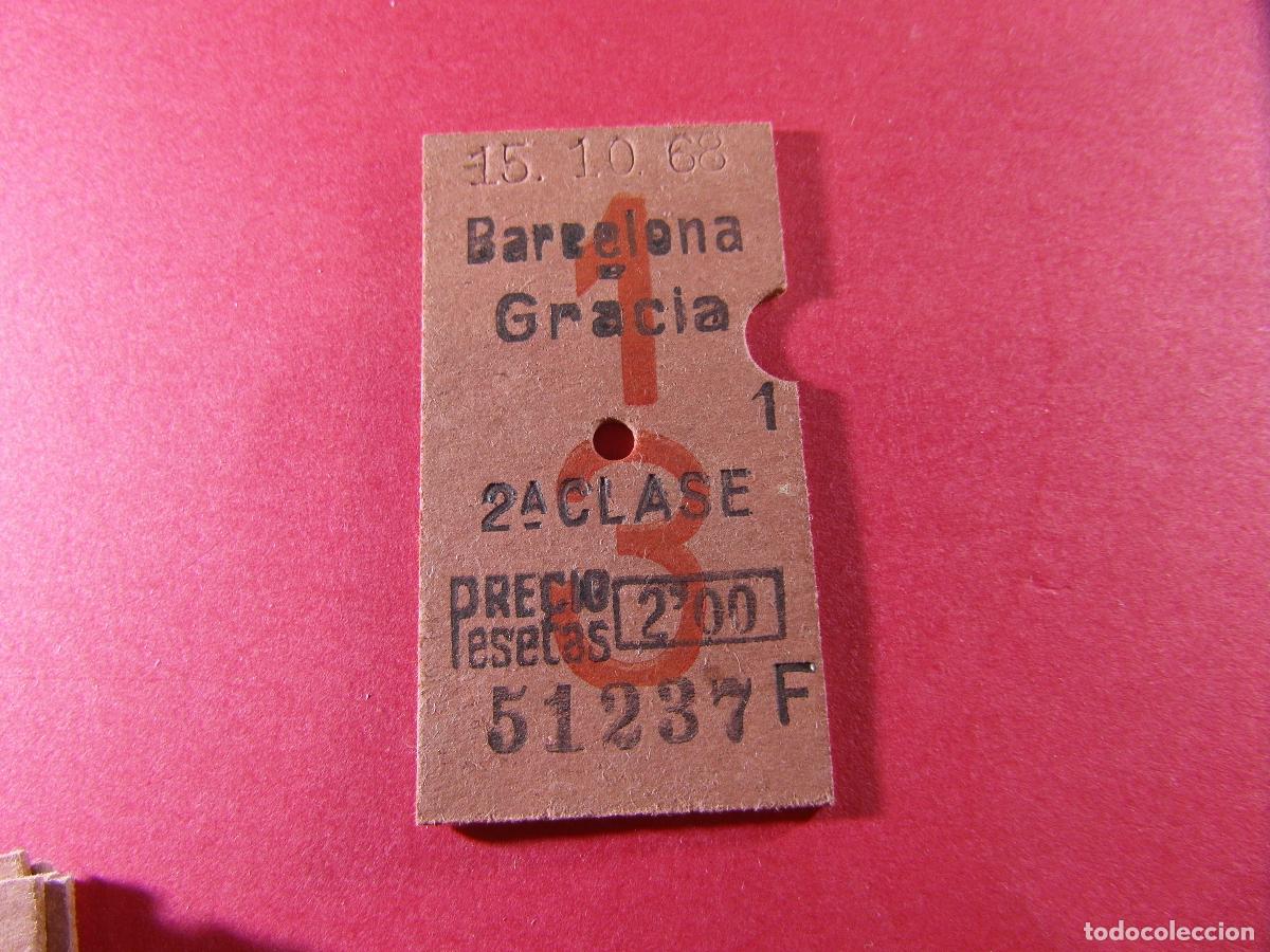 Coleccionismo billetes de transporte: BILLETE EDMONSON - FERROCARRILES CATALANES SARRIA GENERALITAT - BARCELONA