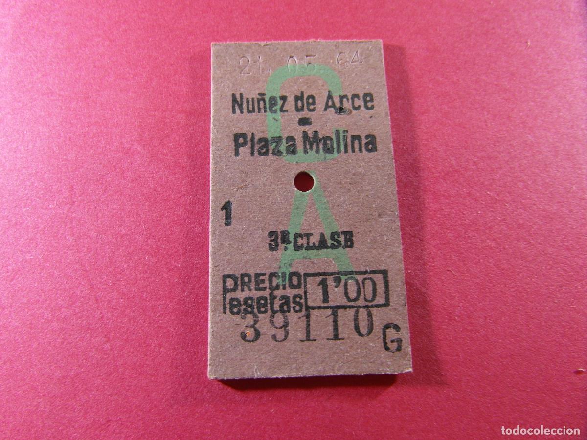 Coleccionismo billetes de transporte: BILLETE EDMONSON FERROCARRILES CATALANES SARRIA GENERALITAT - NU&Ntilde;EZ DE ARCE PLAZA MOLINA