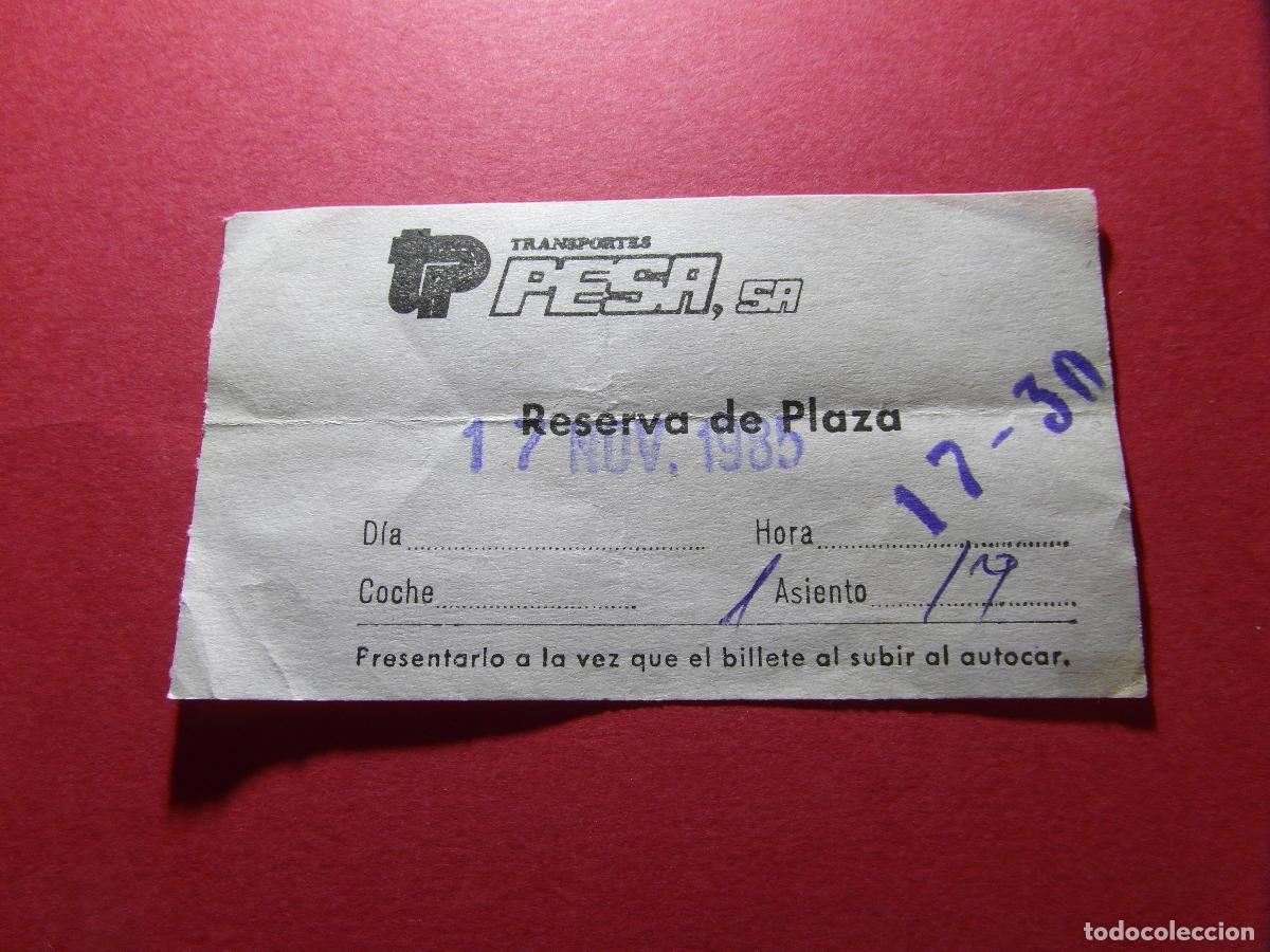 Coleccionismo billetes de transporte: COLECCION BILBAO - BILLETE TRANSPORTE PESA