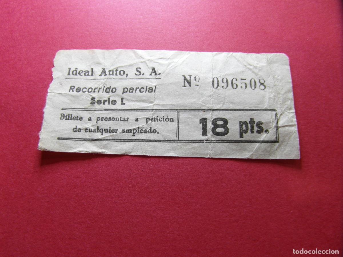 Coleccionismo billetes de transporte: COLECCION GALICIA - IDEAL AUTO, S.A. EL FERROL IASA - 1 BILLETE