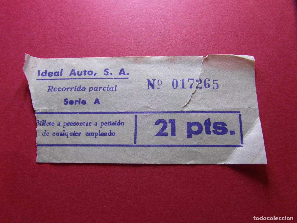 Coleccionismo billetes de transporte: COLECCION GALICIA - IDEAL AUTO, S.A. EL FERROL IASA - 1 BILLETE
