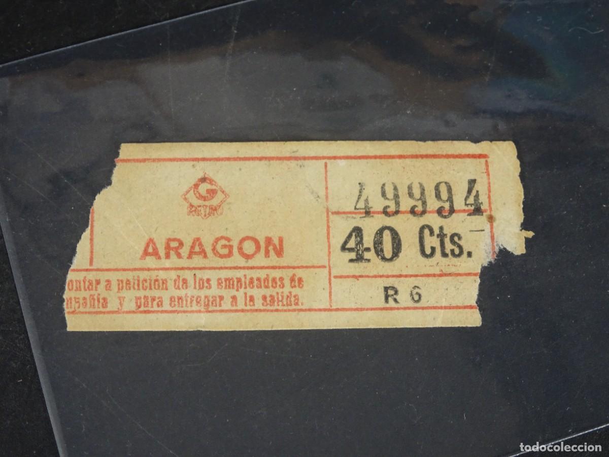 Sammeln von Fahrkarten: ANTIGUO BILLETE METRO, ARAG&Oacute;N, 40 CTS, CAPICUA, VER FOTOS