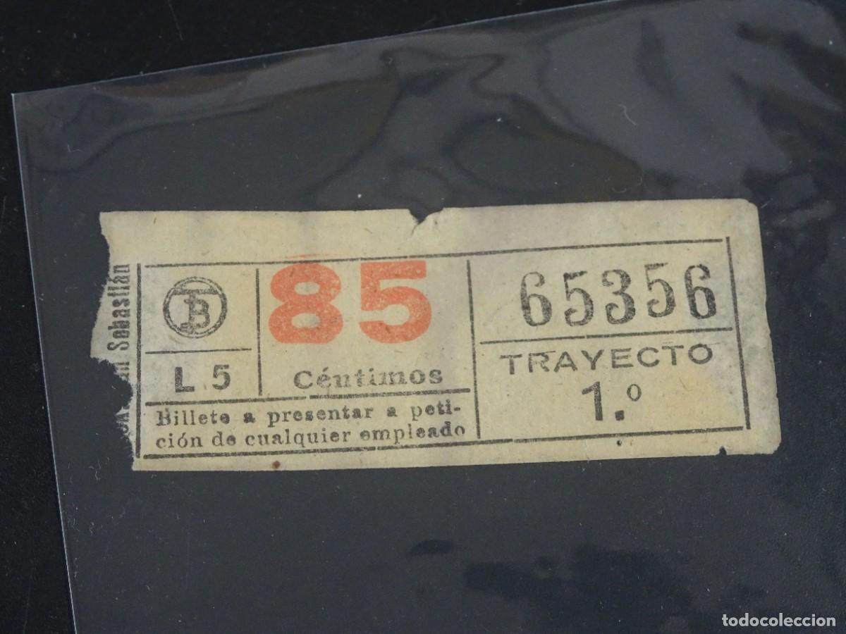 Sammeln von Fahrkarten: ANTIGUO BILLETE TB , TRAYECTO 1&ordm; , 85 CTS, BARCELONA, CAPICUA, VER FOTOS