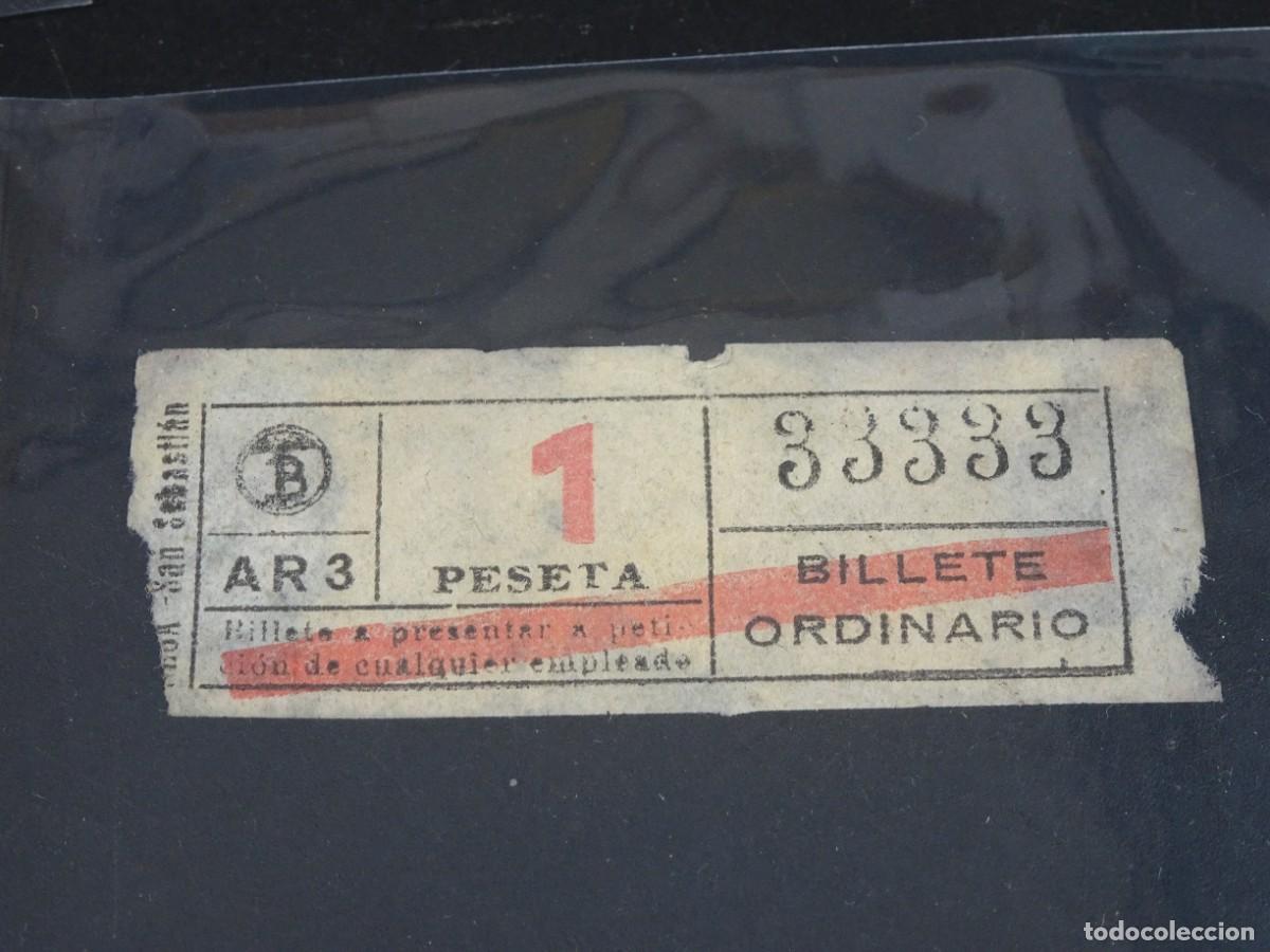 Collectables Transport Tickets: ANTIGUO BILLETE ORDINARIO TB , BARCELONA, 1 PTS, CAPICUA, VER FOTOS