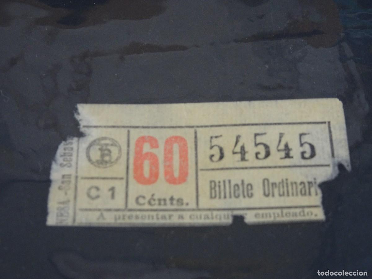 Collectionnisme Billets de transport: ANTIGUO BILLETE ORDINARIO TB , 60 CTS, BARCELONA, CAPICUA, VER FOTOS