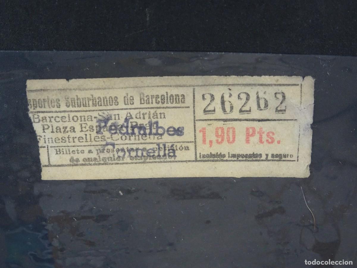 Collectionnisme Billets de transport: ANTIGUO BILLETE TRANSPORTES SUBURBANOS, 1,90 PTS, BARCELONA, CAPICUA, VER FOTOS