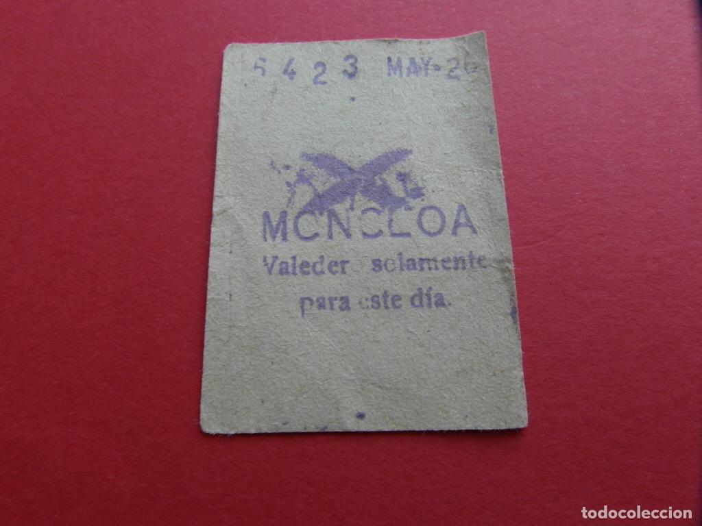 Sammeln von Fahrkarten: REFMM01 - METRO MADRID - BILLETE METRO MADRID - MONCLOA 43 - MODELO ASPA O X