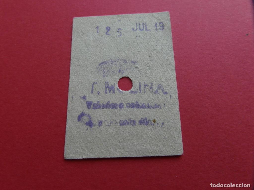 Sammeln von Fahrkarten: REFMM01 - METRO MADRID - BILLETE METRO MADRID - T. MOLINA 52 - MODELO CUALQUIER TRAYECTO