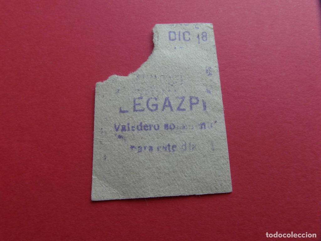 Sammeln von Fahrkarten: REFMM01 - METRO MADRID - BILLETE METRO MADRID - LEGAZPI B-1 - MODELO CUALQUIER TRAYECTO