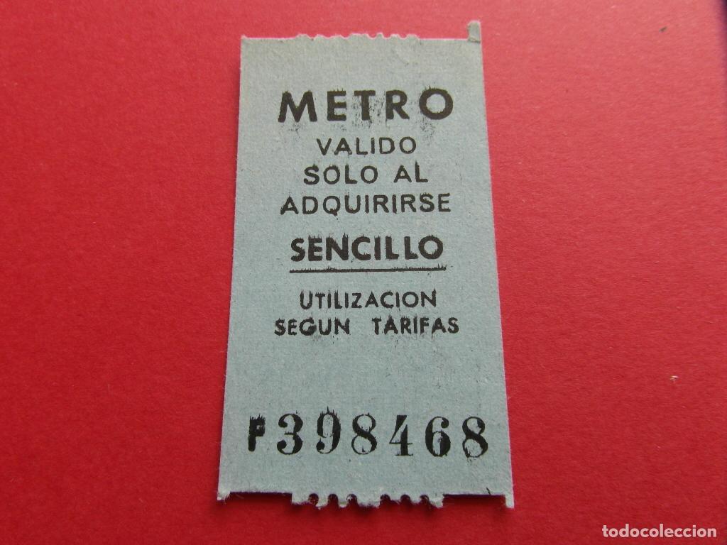 Collezionismo Biglietti di trasporto: REFMM01 - METRO MADRID - BILLETE METRO MADRID - SENCILLO AZUL -