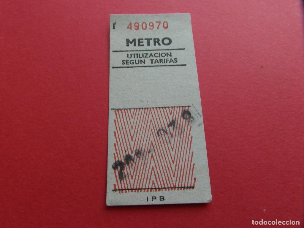 Collezionismo Biglietti di trasporto: REFMM01 - METRO MADRID - BILLETE METRO MADRID - SEGUN TARIFAS - IPB
