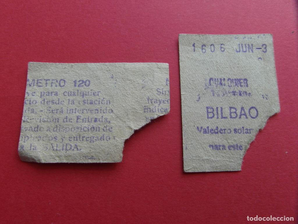 Collezionismo Biglietti di trasporto: REFMM01 - METRO MADRID - BILLETE METRO MADRID - BILBAO 120 - MODELO CUALQUIER TRAYECTO