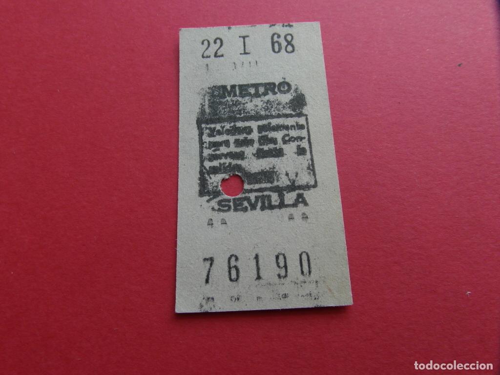 Collezionismo Biglietti di trasporto: REFMM01 - METRO MADRID - BILLETE METRO MADRID - SEVILLA -