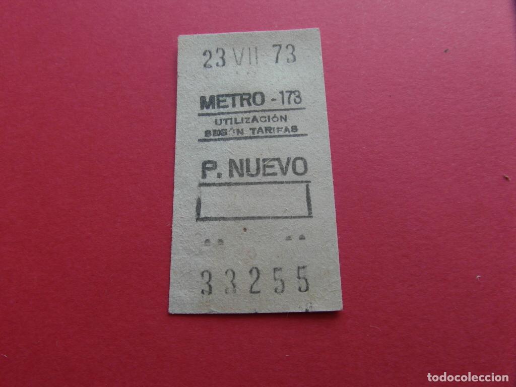 Collezionismo Biglietti di trasporto: REFMM01 - METRO MADRID - BILLETE METRO MADRID - P. NUEVO 173 - MODELO RECTANGULO